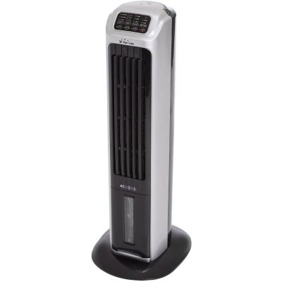 PURLINE Rafraichisseur d'air par &eacute;vaporation &agrave; d&eacute;bit &eacute;lev&eacute; et chauffage - Gris