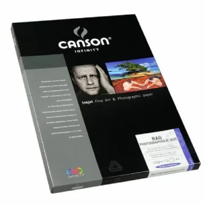 CANSON Rag photographique Duo 220g/m&sup2; A3 25 feuilles - 206211017