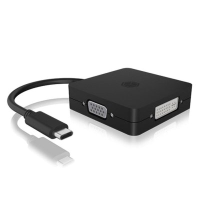 ICY BOX RaidSonic Adap  USB-C to HDMI, DP, VGA Or DVI