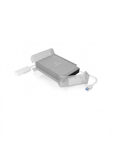 ICY BOX Raidsonic Ib-ac705-6g 3.5 Usb 3.0 External Hard Drive Enclosure Clair