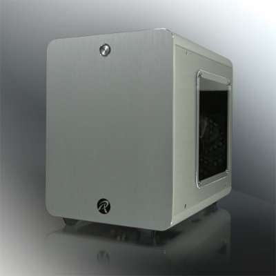 RAIJINTEK  METIS Plus Mini-ITX Bo&icirc;tier PC - Argent Window 0R200057 Noir