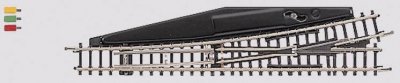 MARKLIN Rail aiguillage &eacute;lectrique gauche Z M&auml;rklin 8562