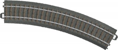 MARKLIN Rail courbe H0 Rayon:360 mm 30 &deg; M&auml;rklin 24130 6 pc(s)