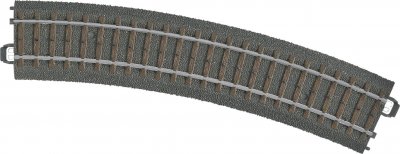 MARKLIN Rail courbe H0 Rayon:437.5 mm 24.3 &deg; M&auml;rklin 24224 6 pc(s)