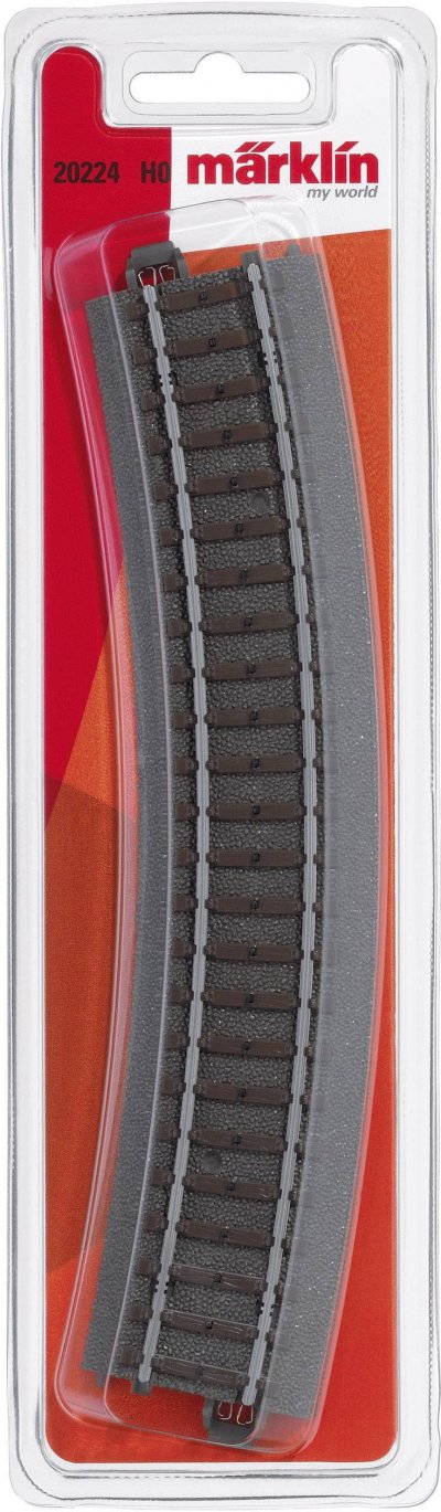 MARKLIN START UP Rail courbe H0 Rayon:437.5 mm 24.3 &deg; M&auml;rklin Start up 20224