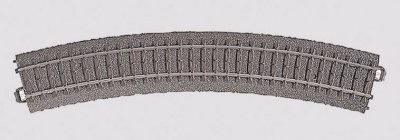 MARKLIN Rail courbe H0 Rayon:437.5 mm 30 &deg; M&auml;rklin 24230 6 pc(s)