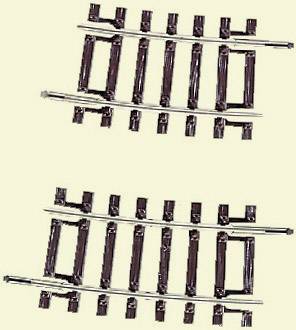 ROCO Rail courbe (H0) Voieline (sans ballast)  42408 7.5 &deg; 358 mm 1