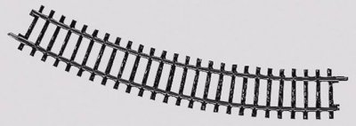 GENERIQUE Rail courbe Rayon:360 mm 30 &deg; M&auml;rklin 2221 10 pc(s)