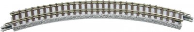 ROKUHAN Rail courbe  7297011 (Z) Voie  (avec ballast) 4 pc(s)