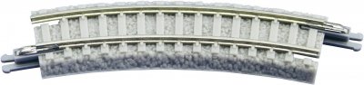 ROKUHAN Rail courbe  7297019 (Z) Voie  (avec ballast)