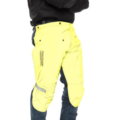 RAINLEGS  Prot&egrave;ge-jambes imperm&eacute;ables pour cycliste Jaune fluo Large