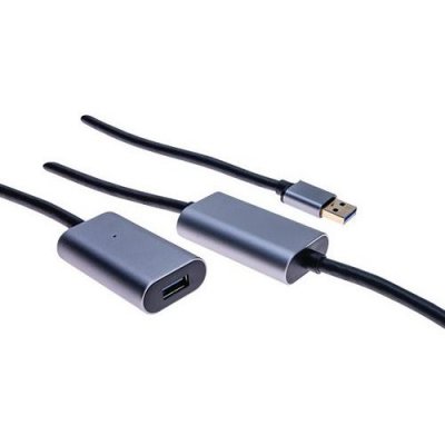 GENERIQUE Rallonge+amplifi%c3%89e+aluminium+usb+3.0+-10m+actif+jusqu%27a+30m