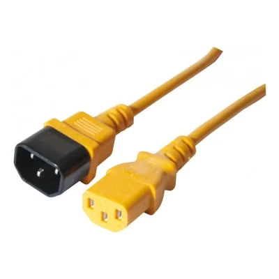 EXC Rallonge d'alimentation C14 / C13 orange - 1,8 m