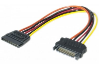 EXC Rallonge d'alimentation SATA de 20 cm