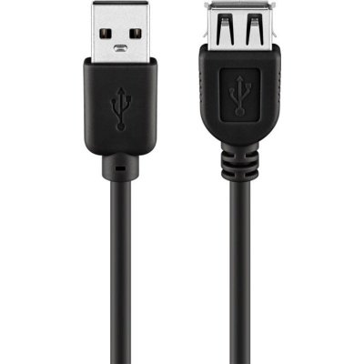 GOOBAY Rallonge data Usb 2.0 A-A High-speed, noire, 3.0m