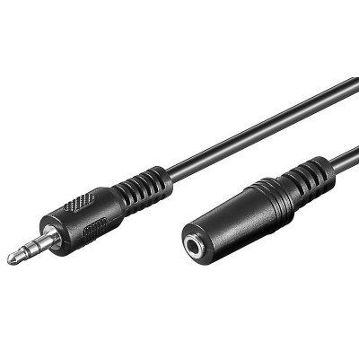PCCABLENET Rallonge de c&acirc;ble audio st&eacute;r&eacute;o Jack 3.5mm m/f, 2m