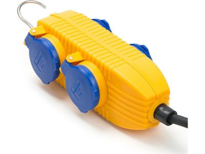 BRENNENSTUHL Rallonge de c&acirc;ble d'alimentation 5. 00 m h07rn-f 3g1. 5 ip44 jaune