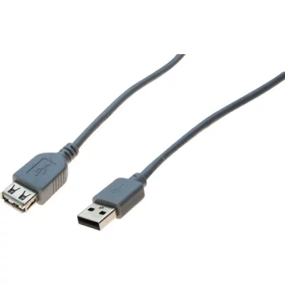 MCAD Rallonge &eacute;co. USB 2.0 type A /A male/femelle gris de 0,4 m&egrave;tre