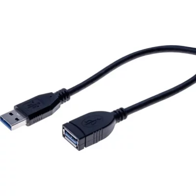 EXC Rallonge &eacute;co USB 3.0 type A / A noire - 2 m&egrave;tres