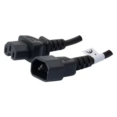 ALCASA Rallonge secteur IEC C14 vers IEC C15 - 1.8 m