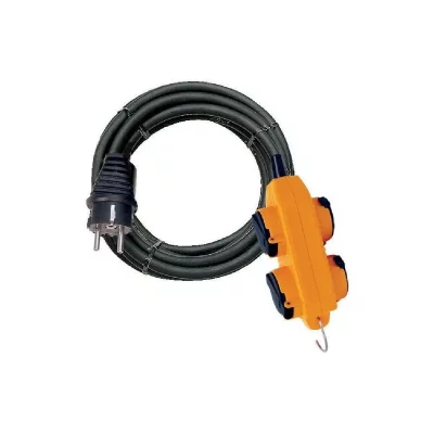 BRENNENSTUHL Rallonge socle anti-choc 5m  - ip44 - 3g1.5 - 1151711