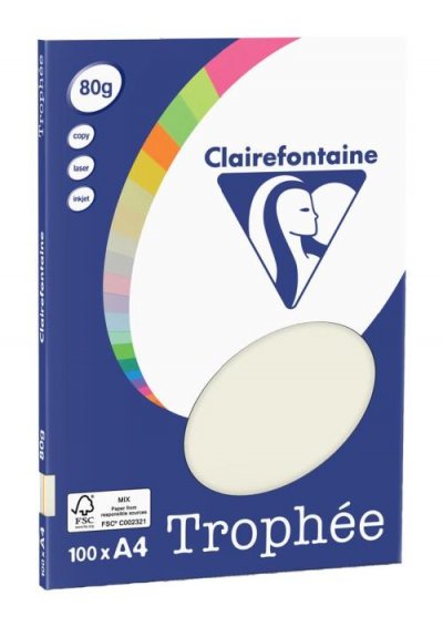 TROPHEE Ramette de 100 Feuilles de Papier universel Troph&eacute;e A4 80g Couleurs intenses