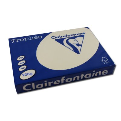 CLAIREFONTAINE Ramette de papier 250 feuilles A4 -  - 120 g - Ivoire
