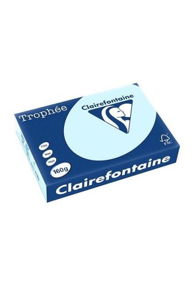CLAIREFONTAINE Ramette de papier 250 feuilles A4 -  - 160 g - Bleu