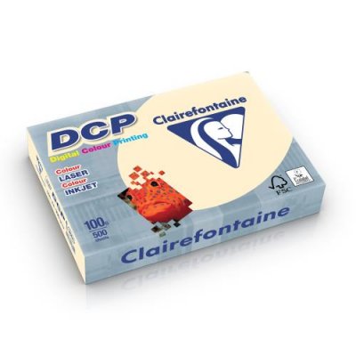 DCP Ramette de papier 500 feuilles A4 - CLAIREFONTAINE - 100 g - Ivoire