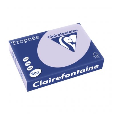 CLAIREFONTAINE Ramette de papier 500 feuilles A4 -  - 80 g - Lilas