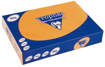 CLAIREFONTAINE Ramette de papier 500 feuilles A4 -  - 80 g - Orange vif