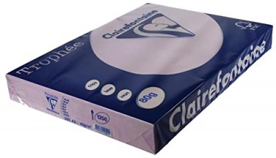 CLAIREFONTAINE Ramette papier couleur  A3 80g - Lilas