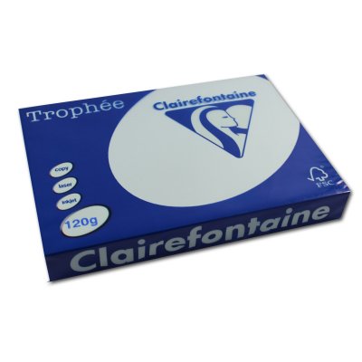 CLAIREFONTAINE Ramette papier couleur  A4 120g - Bleu
