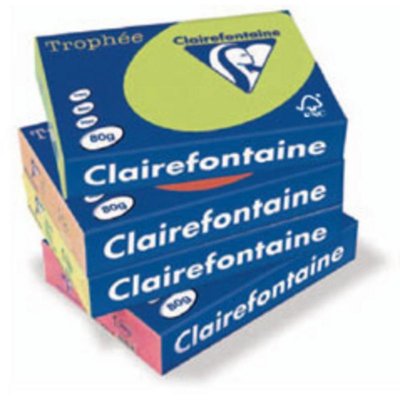 CLAIREFONTAINE Ramette papier couleur  A4 80g - Bleu turquoise