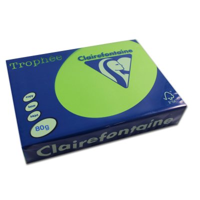 CLAIREFONTAINE Ramette papier couleur  A4 80g - Vert menthe