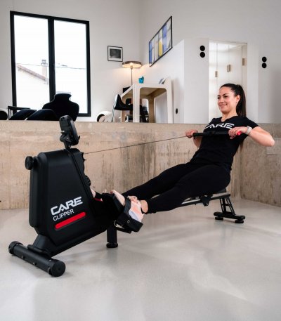 CARE FITNESS Rameur CARE - CLIPPER - manuel et connect&eacute;