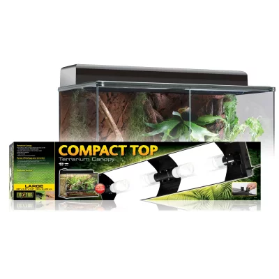 EXO TERRA Rampe &eacute;clairage pour terrarium  Compact Top L