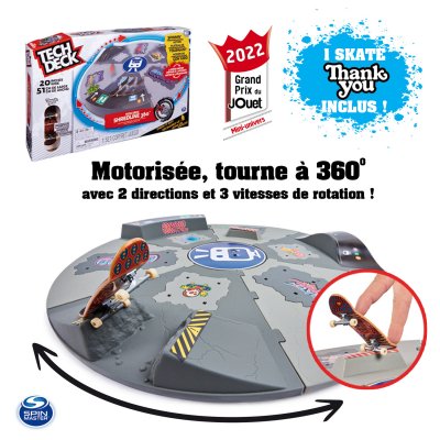 TECH DECK Rampe Motoris&eacute;e Tournante 360&deg;  - La Bo&icirc;te
