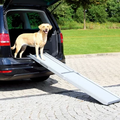 TRIXIE Rampe  T&eacute;lescopique Large pour chien Une pi&egrave;ce