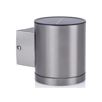 GENERIQUE RANEX Applique murale Led solaire 89mm - Acier bross&eacute;