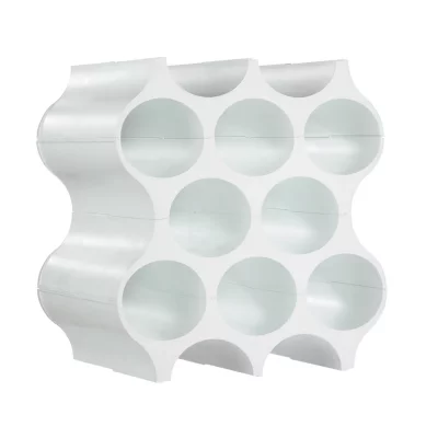 KOZIOL Range bouteilles &agrave; vin - capacit&eacute; 10 bouteilles set up - blanc