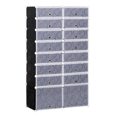 Range chaussures 14 cubes rectangulaires