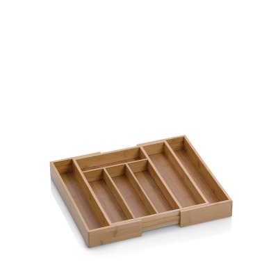 KELA Range couvert 7p kalma extensible bois 32x28.5/39