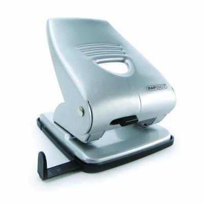 GENERIQUE Rapesco Perforateur 2 Trous 835 En M&eacute;tal 40 Feuilles Argent