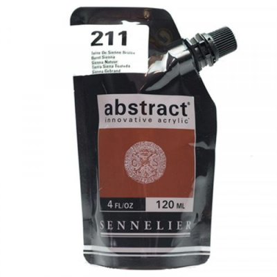 SENNELIER Raphael Peinture Acrylique Abstract - Sienne Br&ucirc;l&eacute;e - 120 Ml