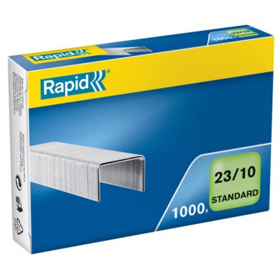 RAPID  24869300 bo&icirc;te de 1000 agrafes 23 10 mm galva