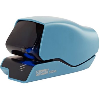 RAPID  5025e Agrafeuse &eacute;lectrique en plastique et m&eacute;tal Bleu