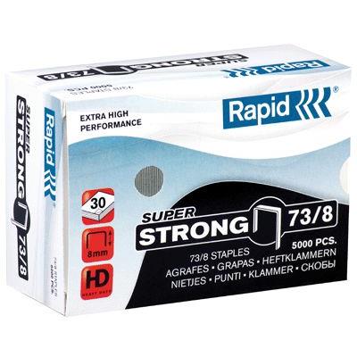 RAPID  Bo&icirc;te de 5000 Agrafes 73/8mm Superstrong
