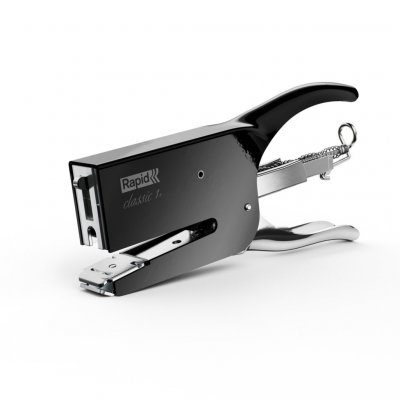 RAPID  Classic K1 Pince agrafeuse m&eacute;tal noir capacit&eacute; 50 feuilles