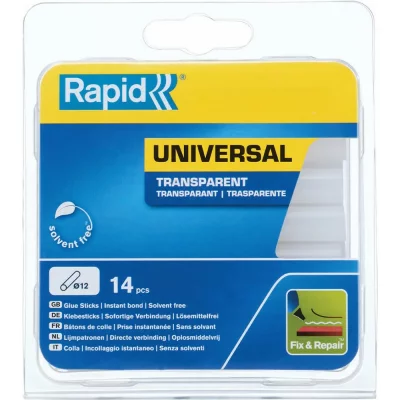 RAPID  Colle transparente blister - Diam&egrave;tre 12mm 94mm - 125g